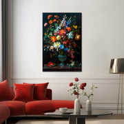 Vintage Vase mit Blumen III