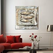 Gemälde 3 Fische