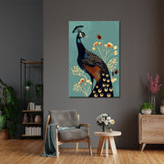 Gemälde der Pfau