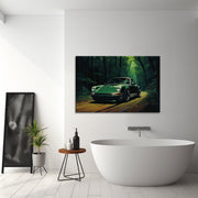 Grüner Porsche
