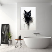 Schwarze Katze