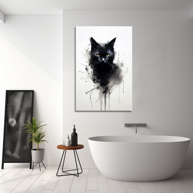 Schwarze Katze