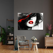 Rote Lippen