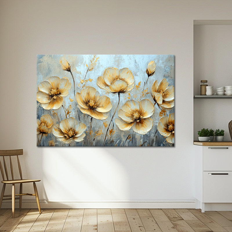 Goldene Klatschmohn-Gemälde