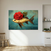 Fisch mit Rose