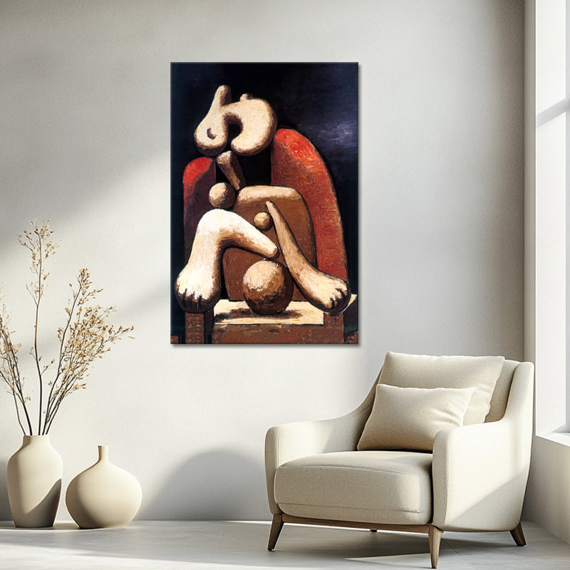 Frau im roten Sessel - Picasso
