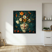 Große Vase mit Blumen