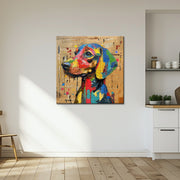 Hund Pop-Art-Gemälde