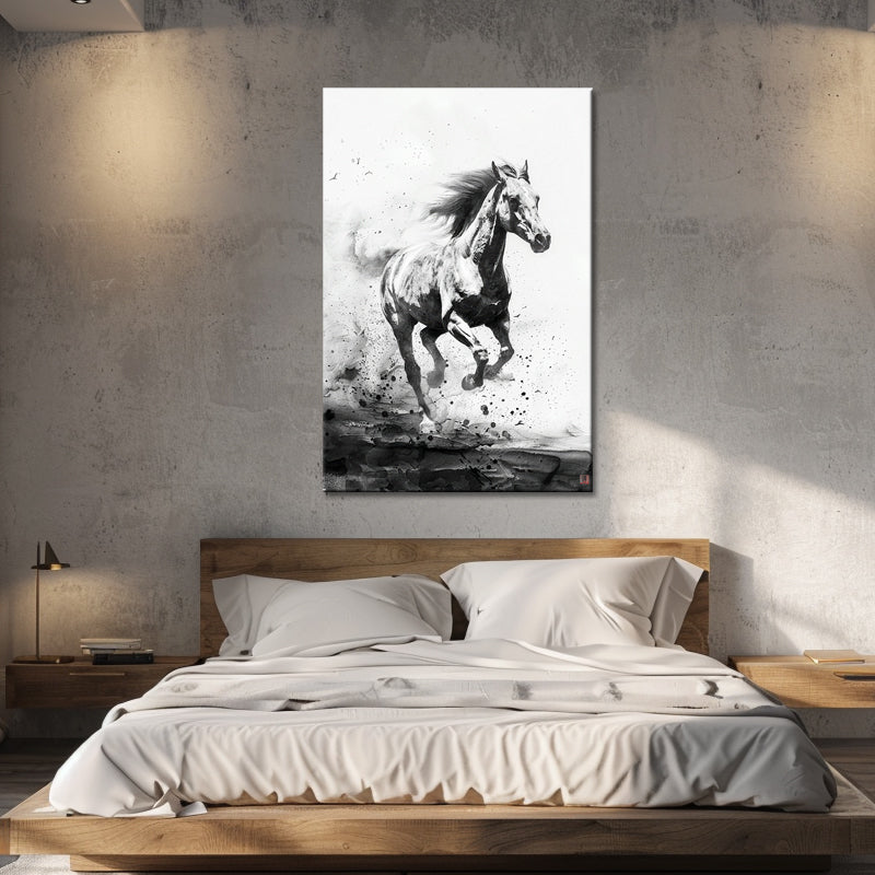 Laufendes Pferd