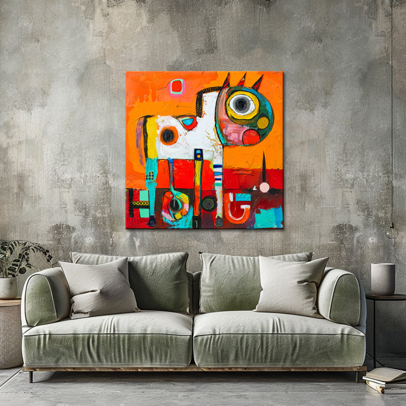 Kunst Hund Gemälde