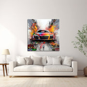 Audi R8-Gemälde