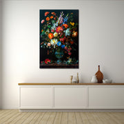 Vintage Vase mit Blumen III