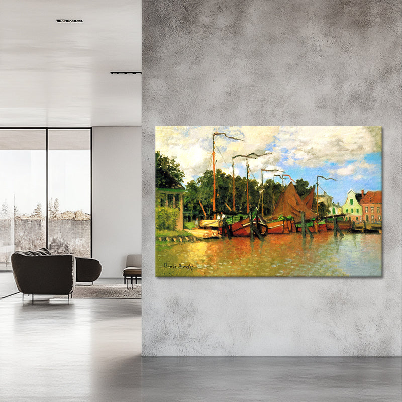 Boote bei Zaandam – Monet