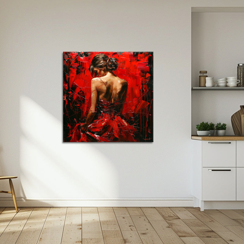 Die Dame in Rot