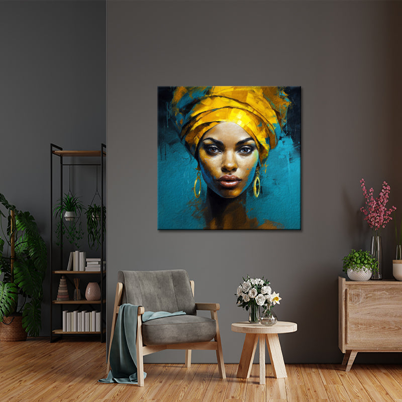 Gemälde Afrikanische Schönheit