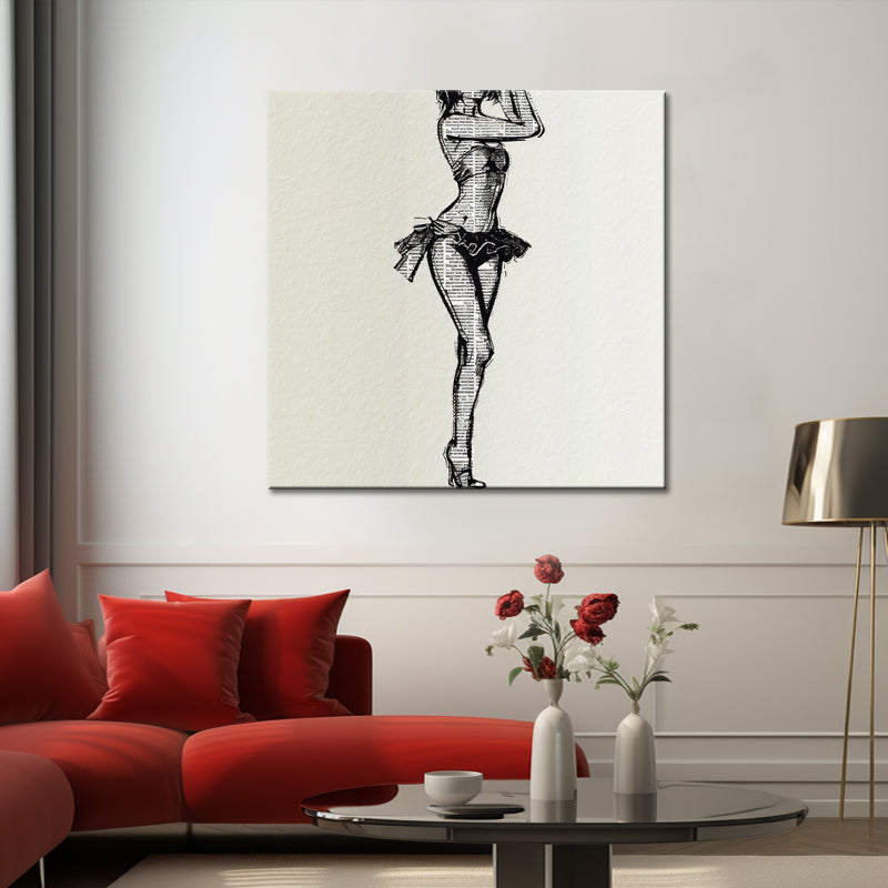 Gemälde Dame