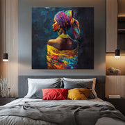 Afrikanische Frau mit Turban III