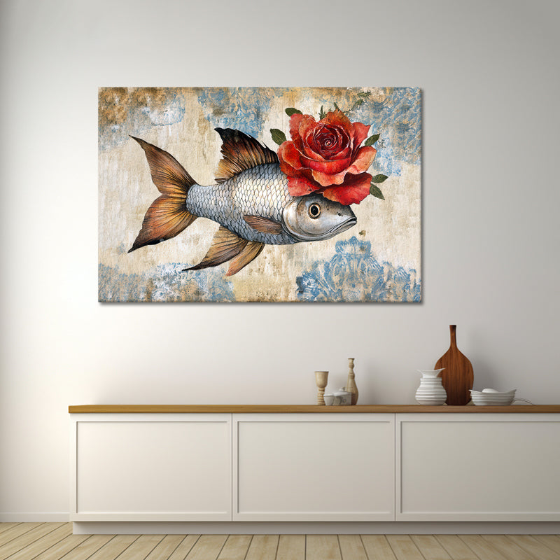 Fisch mit Rose III