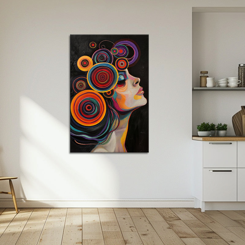 Frau mit Locken IV