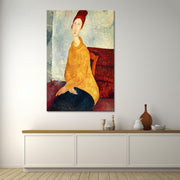 Jeanne Hébuterne im gelben Pullover – Amedeo Modigliani