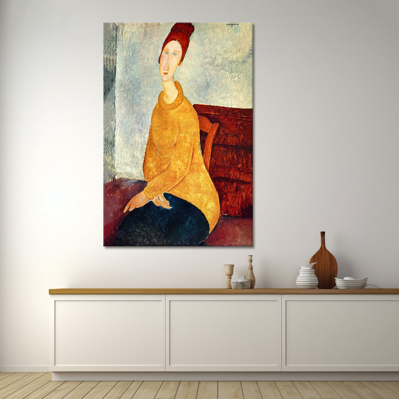 Jeanne Hébuterne im gelben Pullover – Amedeo Modigliani