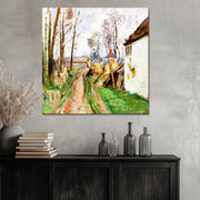 Eine Dorfstraße bei Auvers - Paul Cézanne
