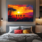 Sonnenuntergang in der Savanne II