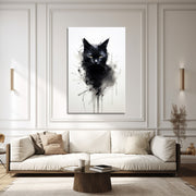 Schwarze Katze