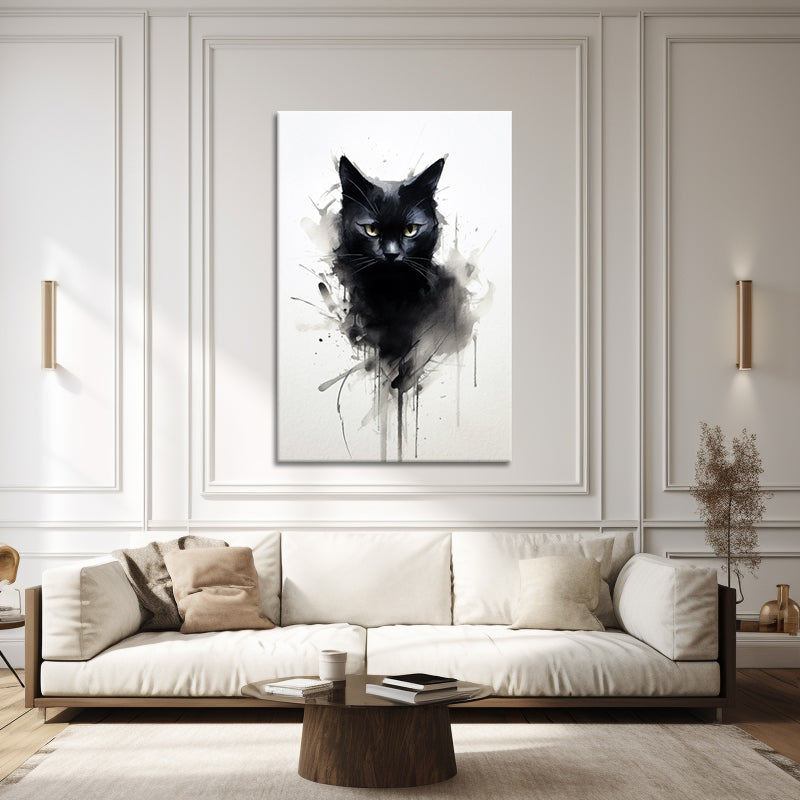 Schwarze Katze
