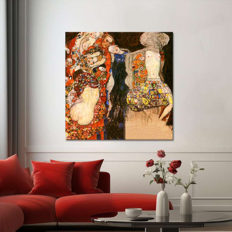 Schmücke die Braut mit Schleier und Kranz - Gustav Klimt