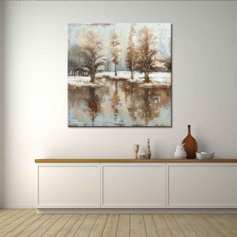 Landschaft in Sepiafarbe