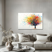 Gemälde bunter Baum