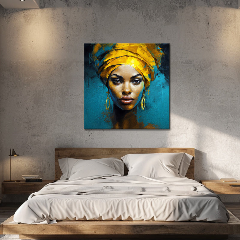 Gemälde Afrikanische Schönheit