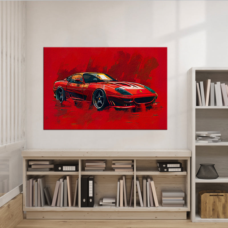 Ferrari-Gemälde gemischt