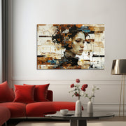 Frau in Mixed Media