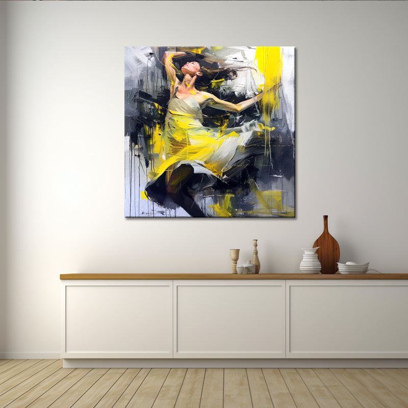 Frau in Abstrakt