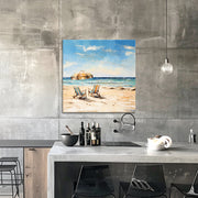 2 Stühle am Strand