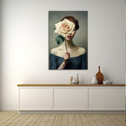 Die Frau mit der Blume
