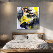 Frau in Abstrakt