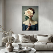 Die Frau mit der Blume