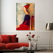 Jeanne Hébuterne in dunkler Kleidung - Amedeo Modigliani