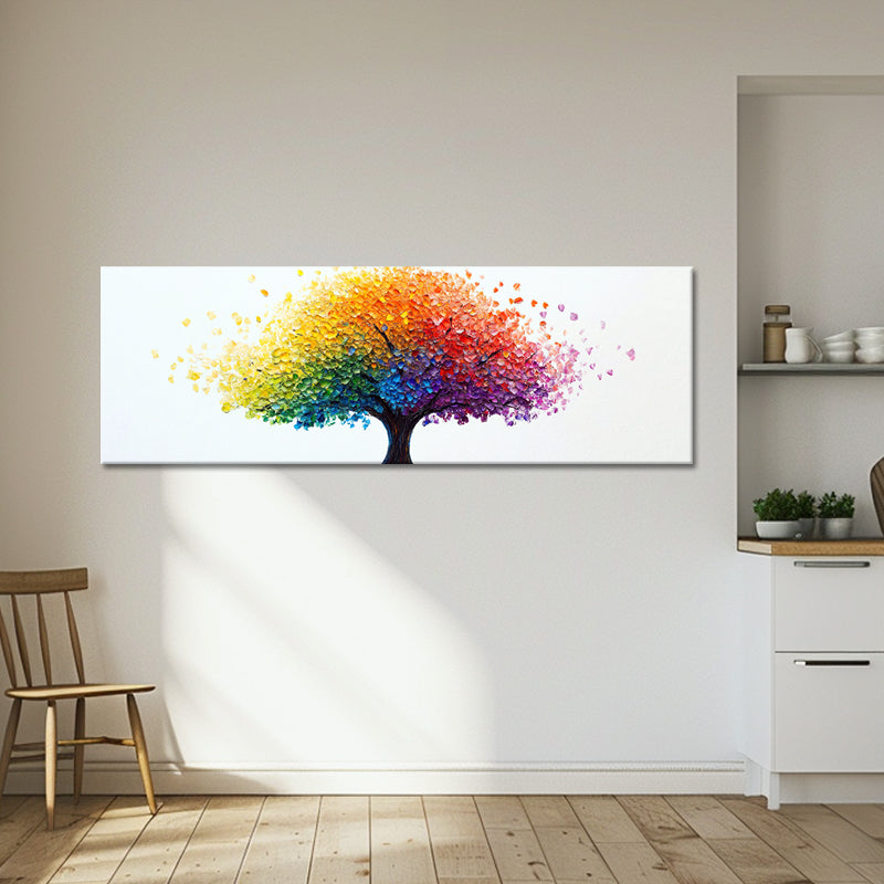 Farbenfrohes Baum-Gemälde