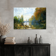 Die Ufer der Seine im Herbst - Monet