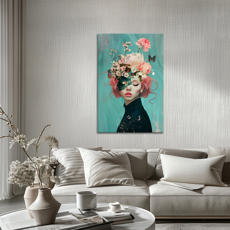 Frau mit Blumen V