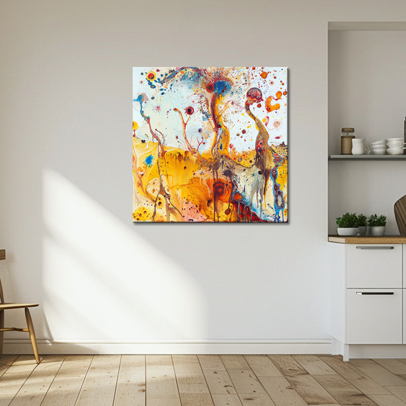 Abstrakt in Bewegung