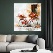Fahrrad mit Blumen II