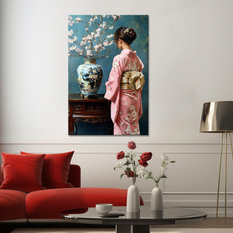 Die japanische Frau Kunst