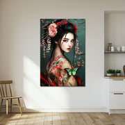 Geisha in traditioneller Kleidung