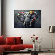 Elefant mit Blumen