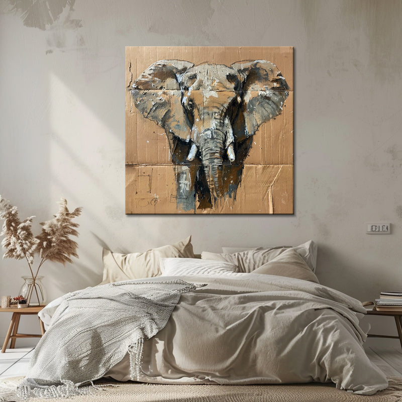Elefant in Sepia